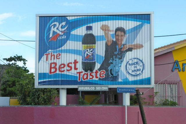 Billboard ad for RC Cola