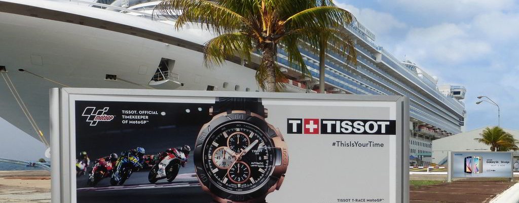 Advertisement at the Cruise Port