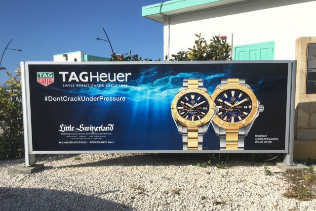 Advertisement at the Cruise Port