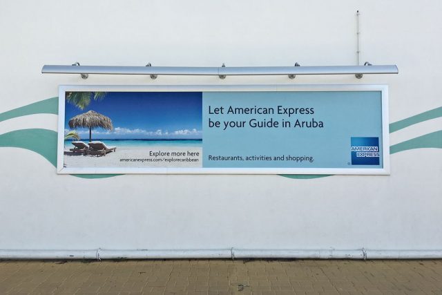 Advertisement at the Cruise Port