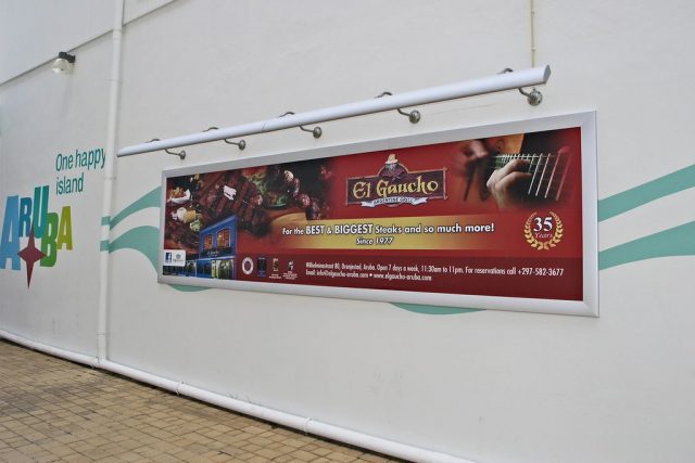 Advertisement at the Cruise Port