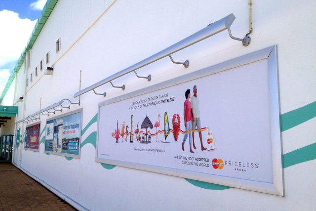 Advertisement at the Cruise Port